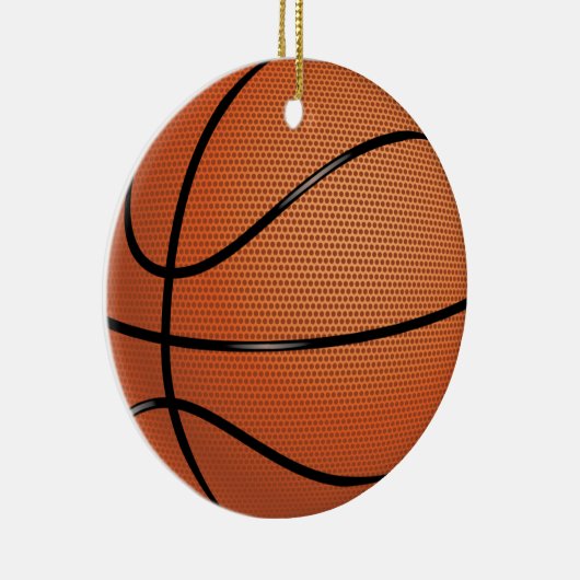Basketball-Verzierung Keramikornament (Rechts)