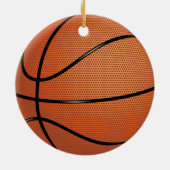 Basketball-Verzierung Keramikornament (Hinten)