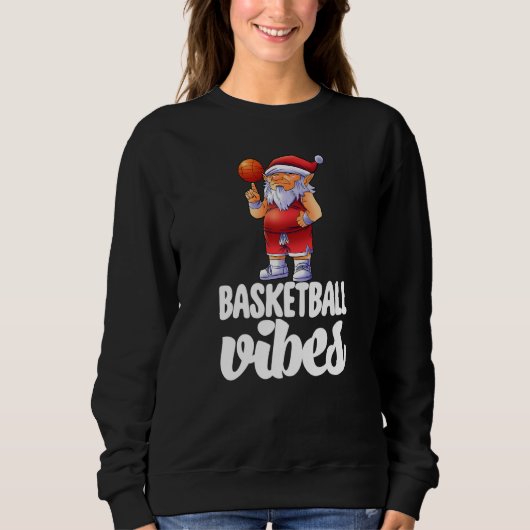 Basketball Vibes Gnome Basketball Game Celebratio Sweatshirt (Vorderseite)