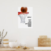 Basketball Viel Glück Poster (Küche)