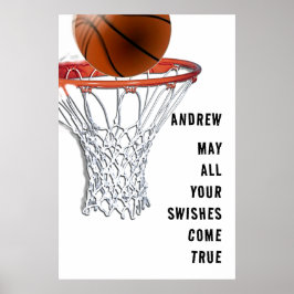 Basketball Viel Glück Poster