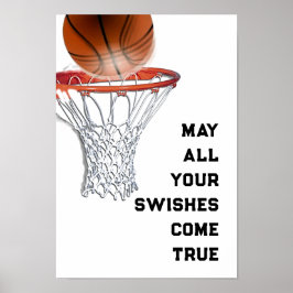 Basketball Viel Glück Poster