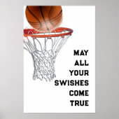 Basketball Viel Glück Poster (Vorne)