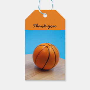 Basketball vielen Dank Geschenk Tag Geschenkanhänger