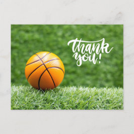 Basketball Vielen Dank Postkarte