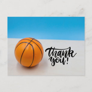 Basketball Vielen Dank Postkarte