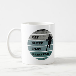 Basketball Vintag essen Kaffeetasse