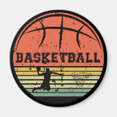 Basketball Vintag Magnet (Vorne)