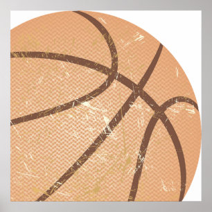 Basketball Vintag Poster