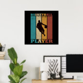 Basketball Vintag Poster (Heimbüro)