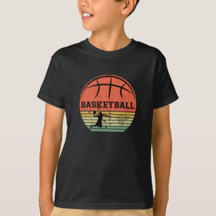 Basketball-Vintage-Spieler-Slam-Dunk T-Shirt