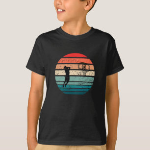 Basketball-Vintage-Spieler-Slam-Dunk T-Shirt