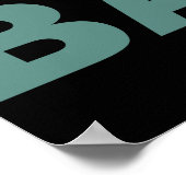 Basketball-Vintager Spieler Poster (Ecke)