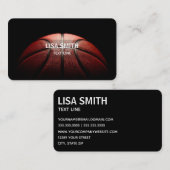 Basketball Visitenkarte (Vorne/Hinten)