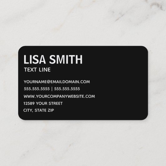 Basketball Visitenkarte (Rückseite)