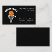 Basketball Visitenkarte (Vorne/Hinten)