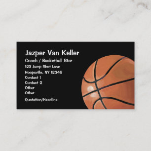 Basketball Visitenkarte