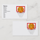 Basketball Visitenkarte (Vorne/Hinten)