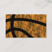 Basketball Visitenkarte (Rückseite)