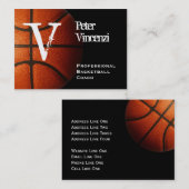 Basketball Visitenkarte (Vorne/Hinten)