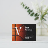 Basketball Visitenkarte (Stehend Vorderseite)