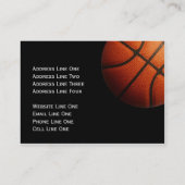 Basketball Visitenkarte (Rückseite)