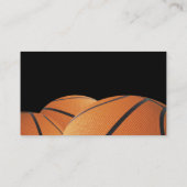 Basketball-Visitenkarte Visitenkarte (Rückseite)