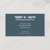 Basketball-Visitenkarte Visitenkarte (Rückseite)