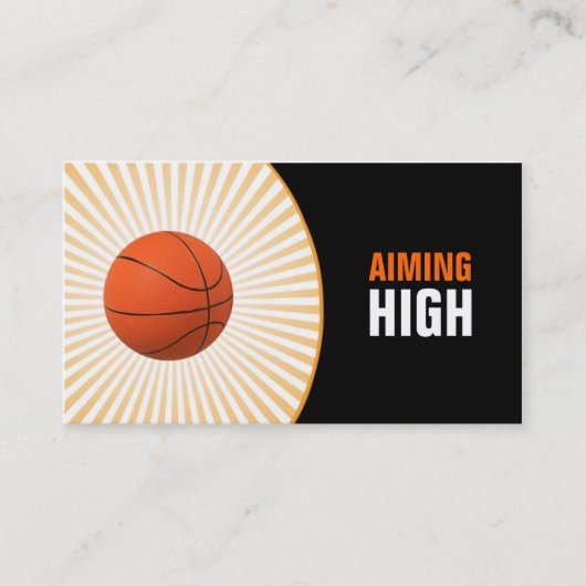 Basketball-Visitenkarte Visitenkarte (Vorderseite)