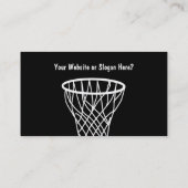 Basketball-Visitenkarten Visitenkarte (Rückseite)
