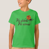 Basketball Vneck T - Shirt (Vorderseite)