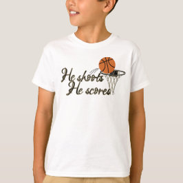 Basketball Vneck T - Shirt