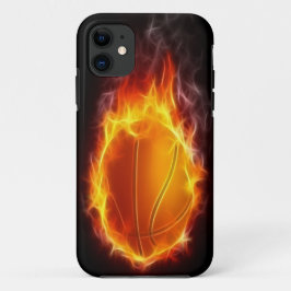 Basketball von Feuer iPhone 5 Fall 11 Hülle