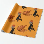 Basketball Wahnsinn Kinder Party Geschenkpapier (Ungerollt)
