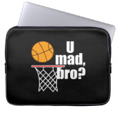 Basketball-Wahnsinn Laptopschutzhülle (Vorderseite)