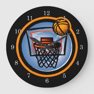 Basketball Wall Clock Große Wanduhr
