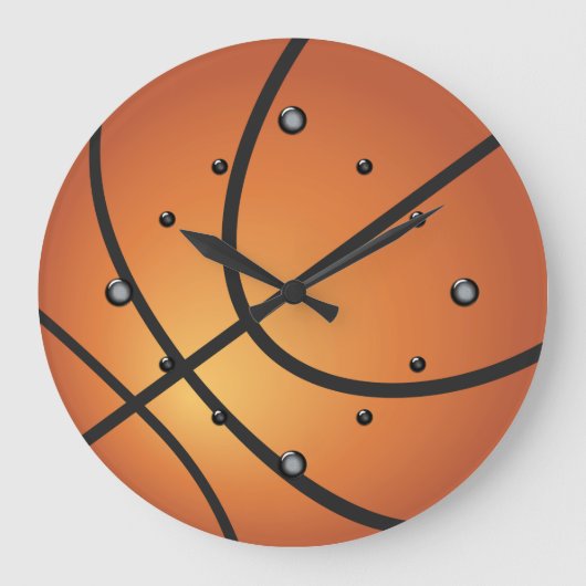 Basketball-Wall-Uhr Große Wanduhr (Vorderseite)