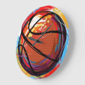 Basketball-Wall-Uhr Große Wanduhr (Winkel)
