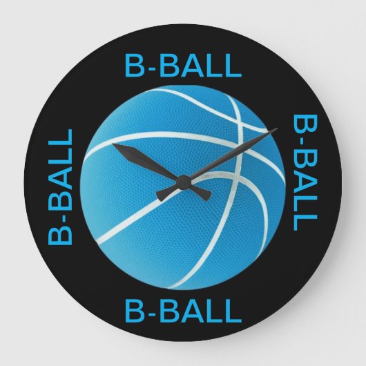 Basketball-Wall-Uhr Große Wanduhr (Vorderseite)