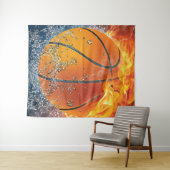 Basketball Wandteppich (Beispiel (Horizontal))