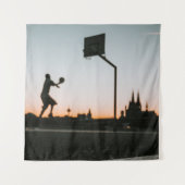 Basketball Wandteppich (Vorderseite)