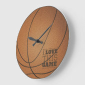 Basketball-Wanduhr Große Wanduhr (Winkel)