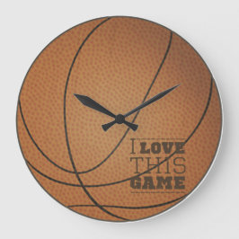 Basketball-Wanduhr Große Wanduhr