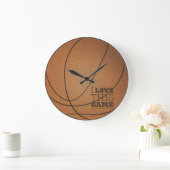 Basketball-Wanduhr Große Wanduhr (Zuhause)