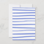 Basketball Wäscheleine für Babys Einladung (Rückseite)