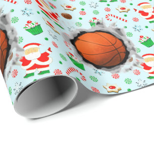Basketball Weihnachten Geschenkpapier