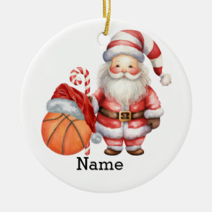 Basketball Weihnachten Thema für den Spieler Keramik Ornament