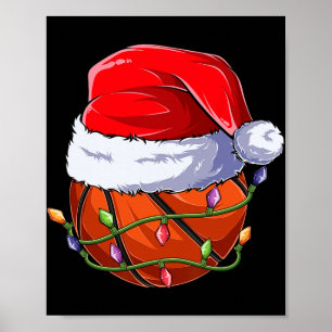 Basketball-Weihnachts-Jungen-Bekleidung, Lustiger Poster