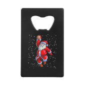 Basketball Weihnachts-Shirt Männer Boys Basketball Geldbeutel Flaschenöffner (Rückseite)