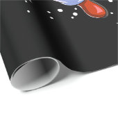 Basketball Weihnachts-Shirt Männer Boys Basketball Geschenkpapier (Rolleneckpunkt)